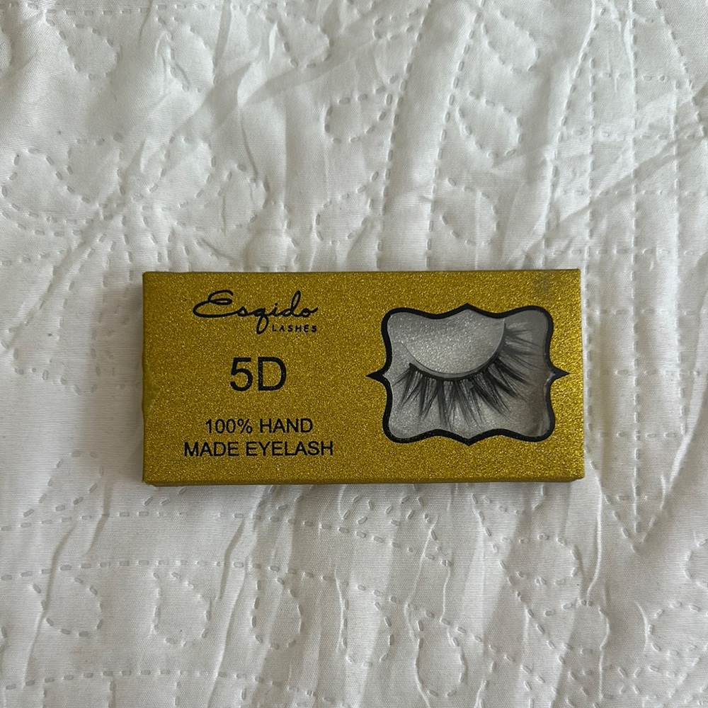 Gold 5D Handmade Eyelashes
